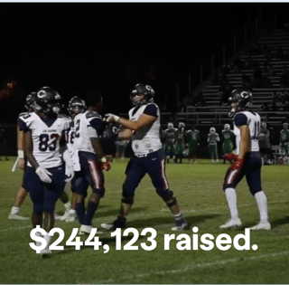 Columbus Football. $244,123 raised.